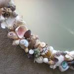 Beach Decor Seashell Mirro..