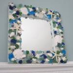 Sea Glass & Seashell Mirror..