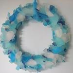 Beach Decor Sea Glass Wreat..