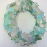 Beach Decor Sea Glass Wreat..