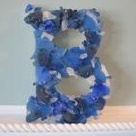 Beach Decor Sea Glass Lette..