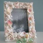 Beach Decor Seashell Frame..